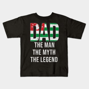 Abkhazia Dad The Man The Myth The Legend - Gift for Abkhazian Dad With Roots From Kids T-Shirt